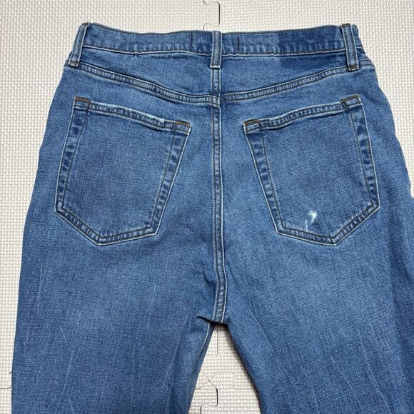Abercrombie & Fitch Curve Love 90's Slim Straight Ultra High Rise Jeans 30 / 10S - Picture 4 of 13